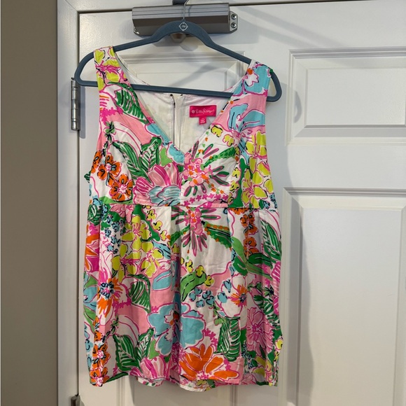 Lilly Pulitzer Tops - Lilly Pulitzer Floral Tank